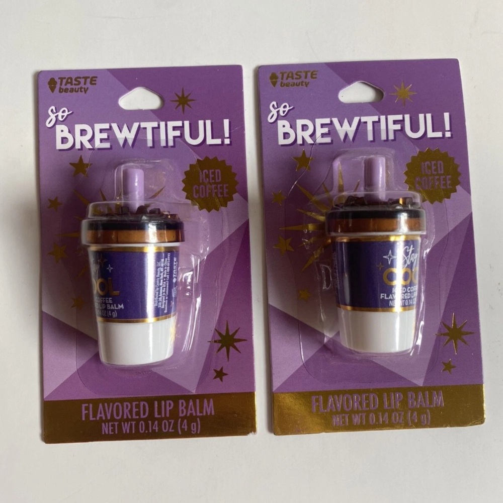 BOGO: So Brewtiful! Iced Coffee Flavor Lip Balm (Purple & White)